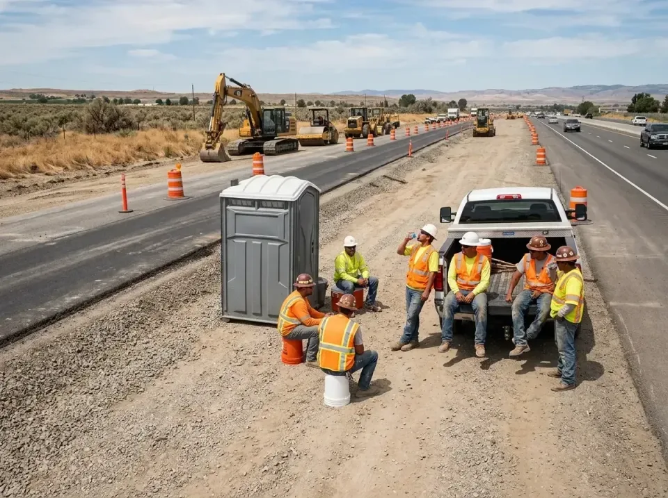 highway-road-construction-crew-007 — frequently asked questions, Porta Potty and Restroom Rentals in Sutter Creek, CA